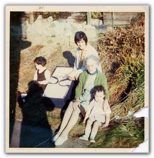 Grandma Jones with Mum DJ FJ and baby CJ